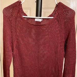 TOBI Knit 3/4 Sleeve Sweater